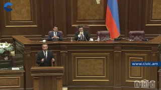 Выборы в Дилижане: Рубен Рубинян поблагодарил однопартийцев на последнем заседании парламента 8-го созыва