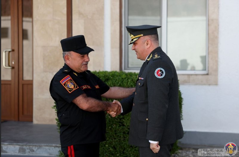 Встреча начальников Военной полиции Армении и Грузии в Ереване