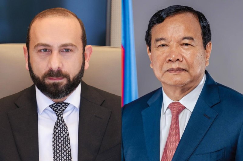 Глава МИД Камбоджи поздравил Арарата Мирзояна с переназначением в Дилижанском контексте