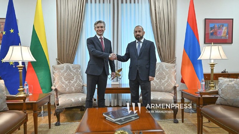 Глава МИД Армении Мирзоян и литовский коллега Будрис обсудили европейскую повестку