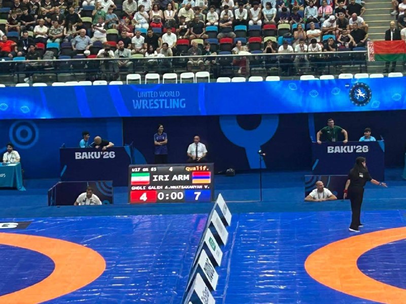 Сборная Армении выступит на юношеском чемпионате мира по борьбе в Баку
