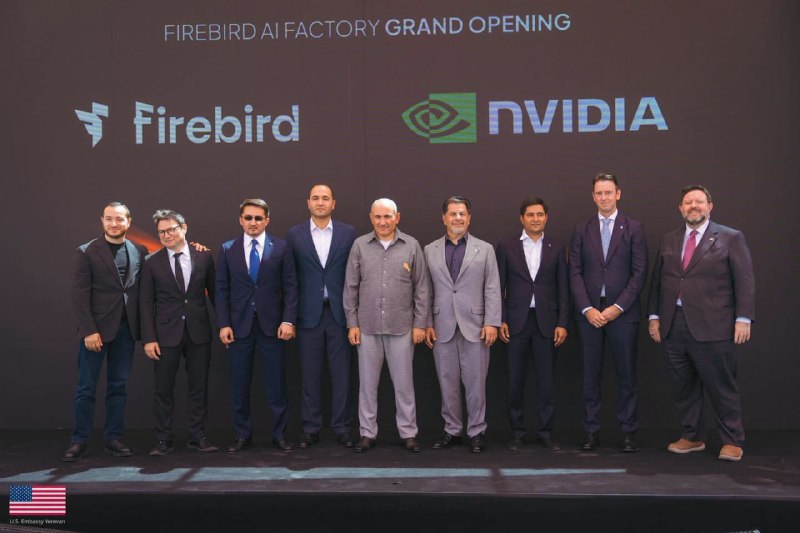 Открытие AI-фабрики Firebird в Раздане: Пашинян и Аллен на церемонии