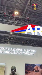 Сурен Папикян на выставке Eurosatory 2026 в Париже, павильон Армении